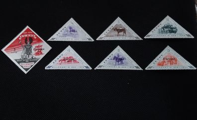 Lundy Island Stamps : 1961 Europa Overprints : Full Set - MNH