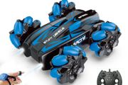 F1 Drift RC Car With Led Lights Music 2.4G Glove Gesture Radio Remote Control Spray Stunt Car 4WD Electric Children Toys