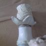2 antique candle holder  figurine of tennis players date 1890 Image 4