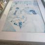 Frames Large Print White And Blue. Image 3