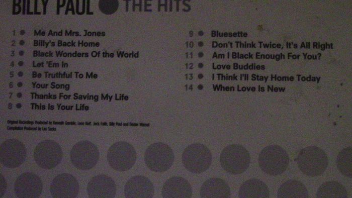 Me & Mrs Jones: The Best of Billy Paul CD