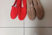 2 Pairs Of Shoes - Flats Plus 1 Pair ( Size 6) S.38 -5.  New.