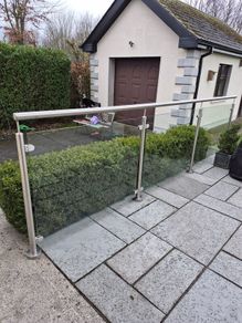 Patio glass screen
