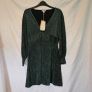 Monsoon Designer Green Sparkly Metallic Dress RRP 110E Image 2