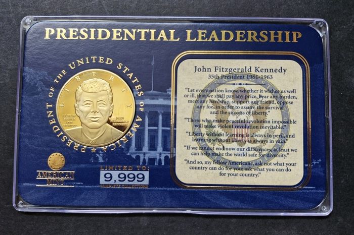 American Mint J.F.K Low Mintage Medal