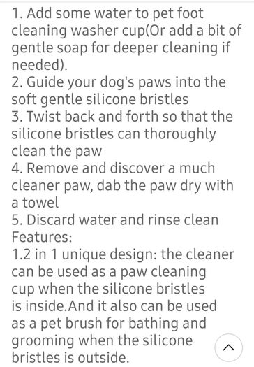 dog paw cleaner