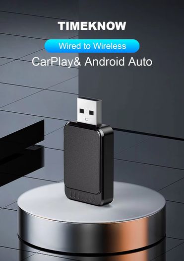 2 in 1 Wireless CarPlay Android Auto Adapter Apple Car play Dongle Mini Ai Box