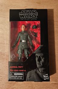 Star Wars Admiral Piett 6" Scale Black Series New & Unopened (Some Edge Wear To The Box)