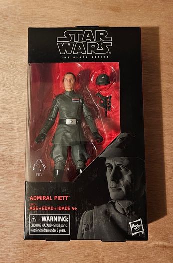 Star Wars Admiral Piett 6" Scale Black Series New & Unopened (Some Edge Wear To The Box)