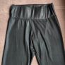 Black Leather look leggings, NEW LOOK, Size S Image 2