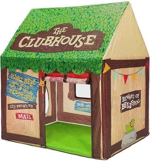 Playhouse for Kids Indoor, Kids Play Tent, Toys for Boys and Girls Children Clubhouse Tent with Roll-up Door and Windows (FREE POSTAGE)