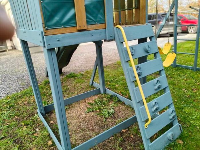 climbing frame, slide, jungle gym