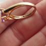 925 sterling silver ring with amethyst. Image 7