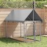 Outdoor Dog Kennel with Roof 200x100x150 cm Image 2