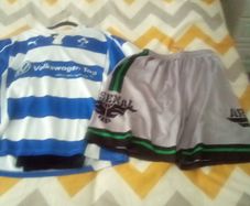 Rugby.  Jersey.  And.  Football.  Shorts