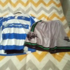 Rugby.  Jersey.  And.  Football.  Shorts