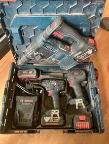 bosch battery sds and screw gun