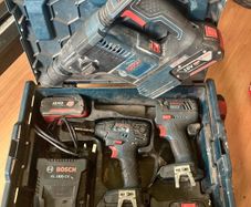 bosch battery sds and screw gun