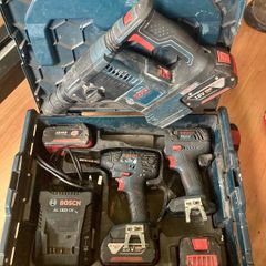 bosch battery sds and screw gun