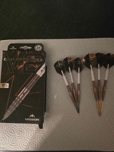 2x Sets Mission Cam Crabtree Darts