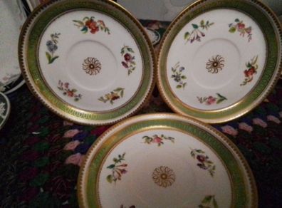 Three China Saucers