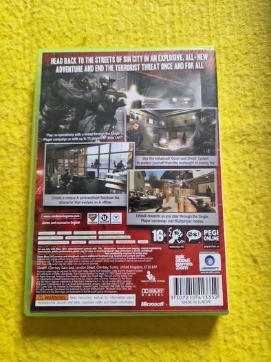Tom Clancy s Rainbow Six Vegas 2 xbox 360 games Original