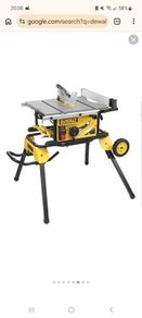 DWE 7492 DeWalt 240v Table Saw and portable stand