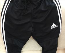 Adidas mens black bottoms  small s