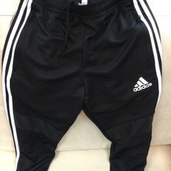 Adidas mens black bottoms  small s