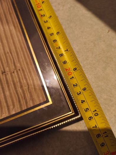 Vintage Metal Gold Tone Picture Frame 8 X 6 inches Holds A 4x6 inches Photo