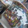 Vintage Set of Five Oriental Style Cups and Saucers Featuring Girls in Traditional Chinese Costume, A Modern Take on the Antique Chinese and Japanese Wares Image 4