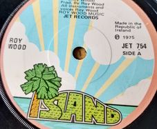 Roy Wood 7" Single 1975 Irish Pressing