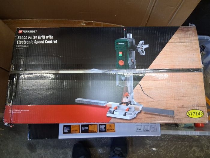 Parkside bench drill speed control standing drill pillar drill