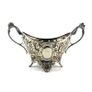 Rare Antique art nouveau silver plated basket Image 2