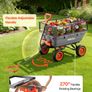 Garden Dump Cart 362kg with Fence Image 6