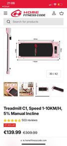 Home Fitness code C1 Walking Pad/treadmill