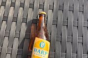 Vintage miniature bottle Harp