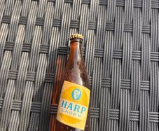 Vintage miniature bottle Harp