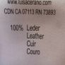 Ladies Luisa Cerano Leather Bomber Jacket Size Uk10 Image 6