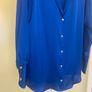 Zara Royal Blue Blouse Image 4