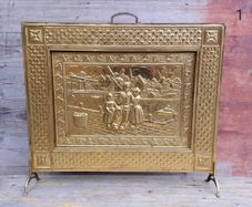 Brass Fire Screen  KAS326