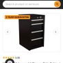 Tool chest  steel 4 drawer with keys as new condition Image 7