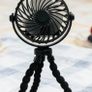 Tripod usb rechargeable fan black/blueish green 2 for 20 Image 5