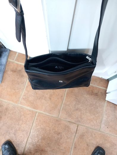 Tula Black Leather Handbag