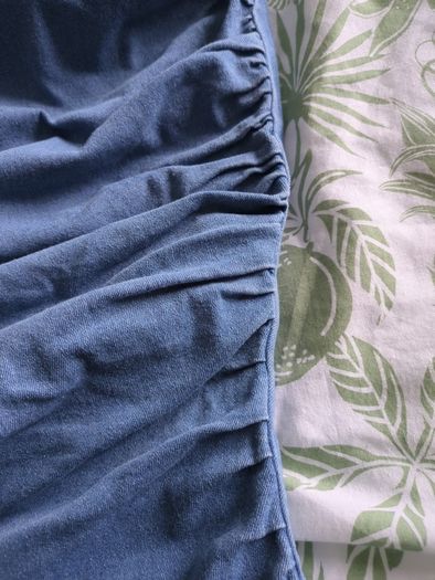 maxi denim dress