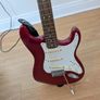 Squier Affinity Stratocaster Electric Guitar Red Image 3