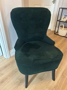 IKEA Remsta Dark Green Armchair