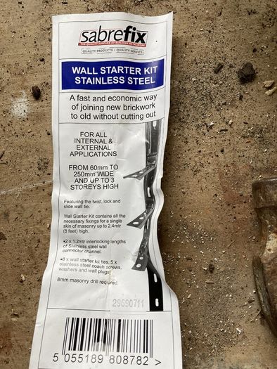 Wall starter kit x 4