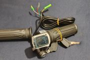Twist Throttle With Key Lock and Screen For E-bike