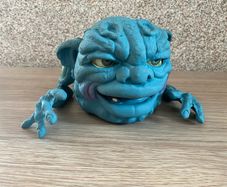 Vintage Drool Boglins Hand Puppet Blue Monster 1987